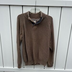 Weatherproof Brown Size Large Cotton Sweater